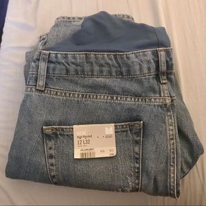 Topshop Maternity Mom High Waisted Jeans size 12